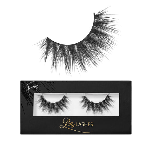 Lilly Lashes 3D Mykonos in Faux Mink | False Eyelashes, Dramatic Look and Feel, Reusable & Non-Magnetic Lashes,100% Handmade Vegan, Silk Like Luxury Fibers