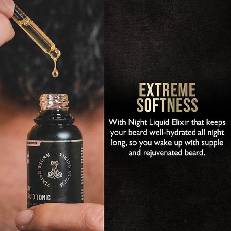 Beard Oil for Men by Beard Struggle - Day Liquid Tonic Beard Growth Oil - Moisture & Soften Your Beard - Platinum Collection, Loki Unscented (1 Fl oz)