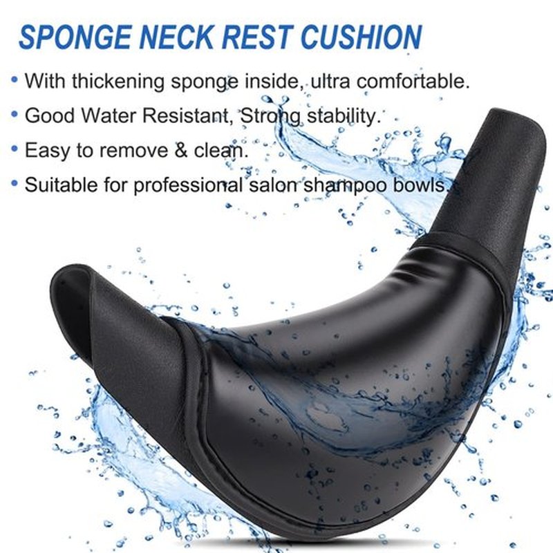 Noverlife Salon Shampoo Bowl Neck Rest, Durable Liquid Silicone Neck Cushion for Hair Spa, Comfortable Hair Wash Cushion for Sink, Hair Salon Sink Neck Guard Neck Pillow for Hair Wash Basin Tray