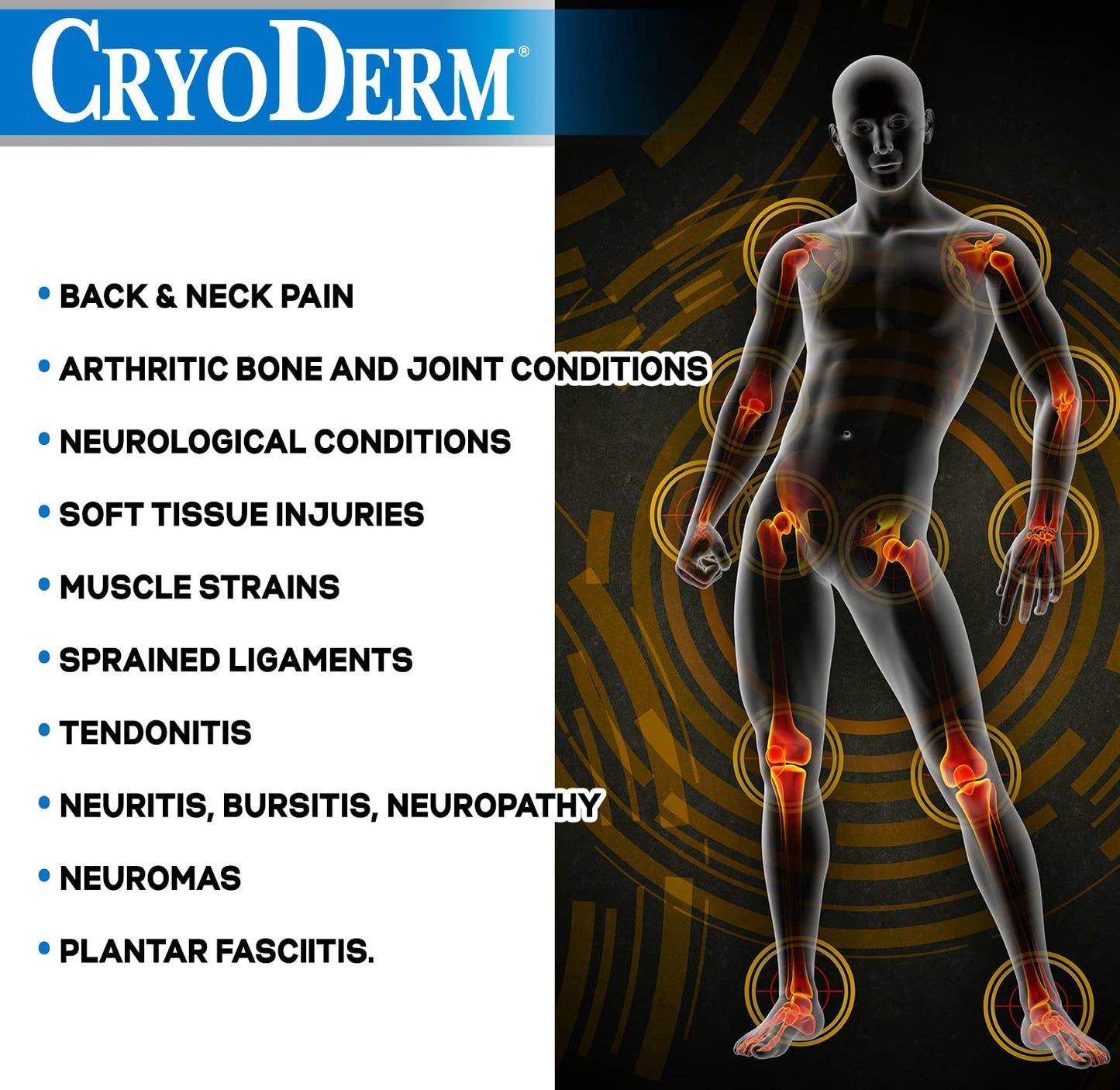 CryoDerm 4 oz Cold Therapy Gel