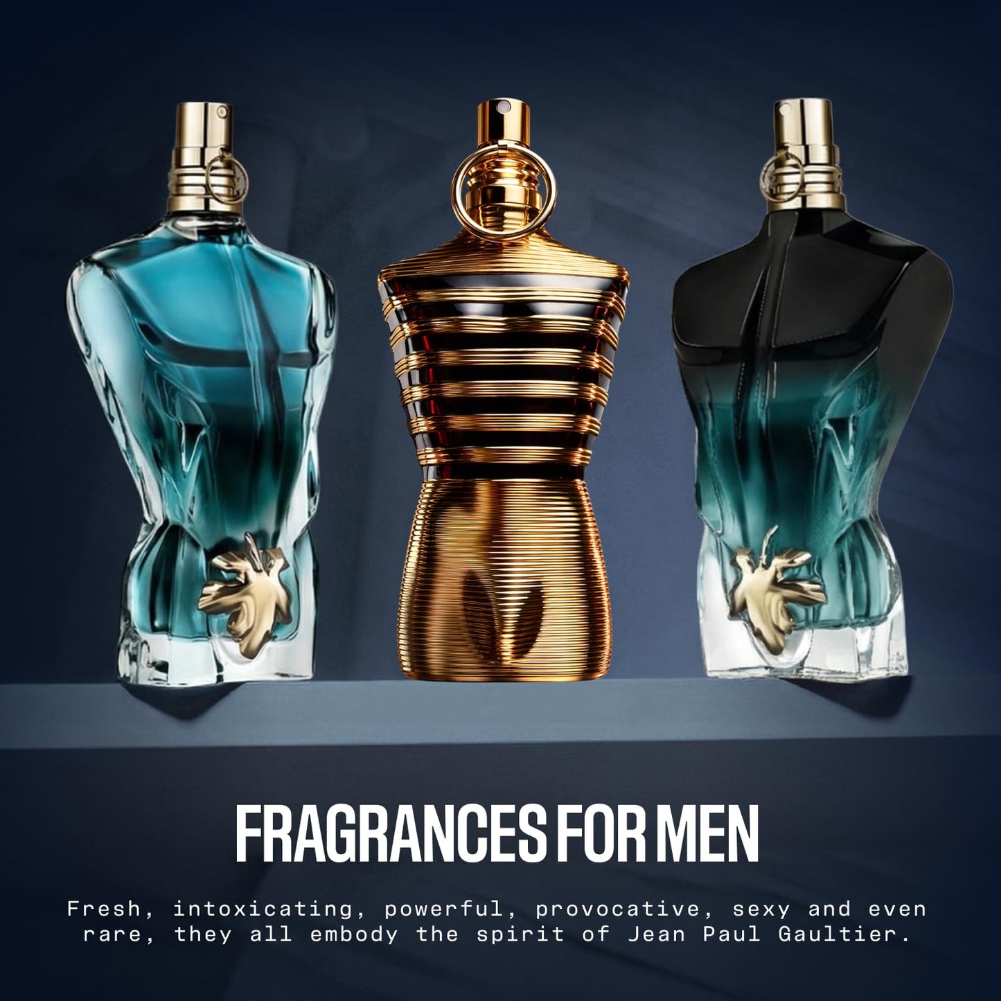 Jean Paul Gaultier Le Male Elixir Parfum - Long Lasting Woody Aromatic Cologne for Men with Lavender, Tonka Bean & Warm Amber - Luxury Elixir Parfum, 4.2 oz