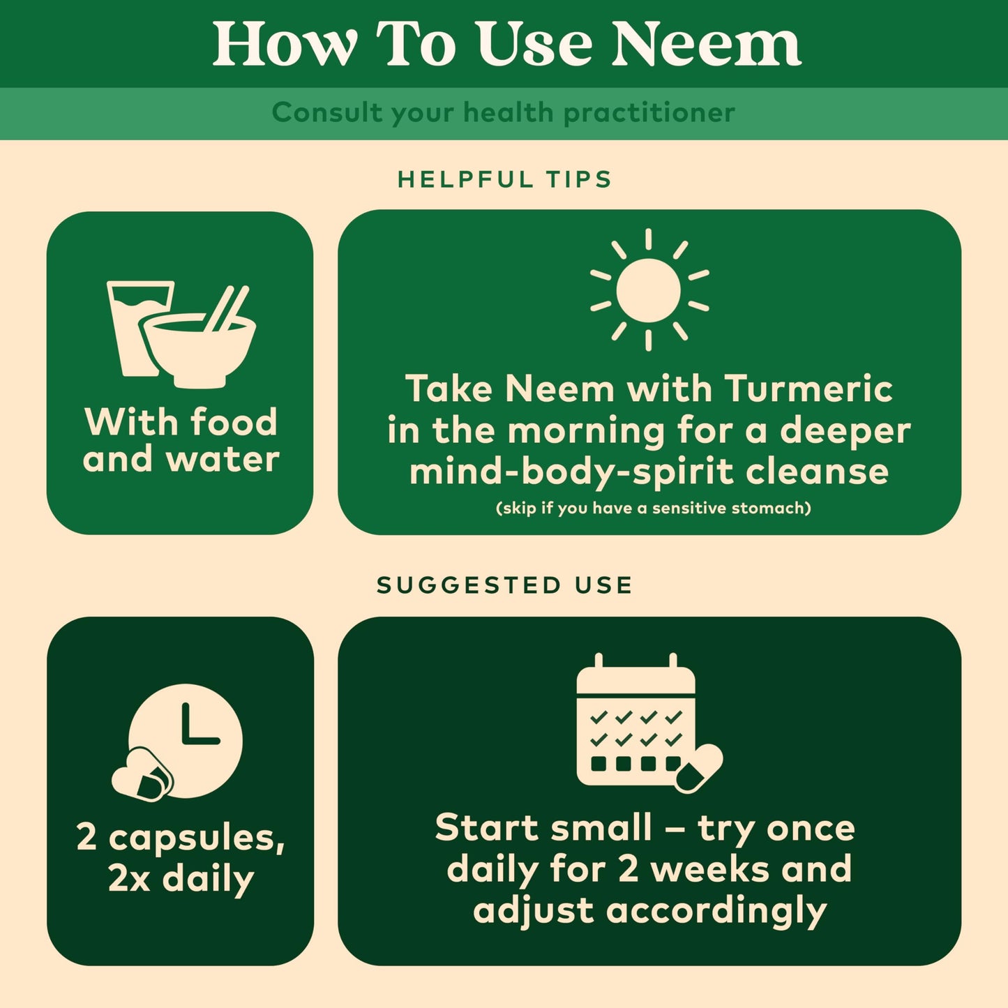 ORGANIC INDIA Neem Leaf Capsules - Herbal Supplement, Supports Skin & Immune Health, Vegan, Gluten Free, USDA Certified Organic - 90 Count