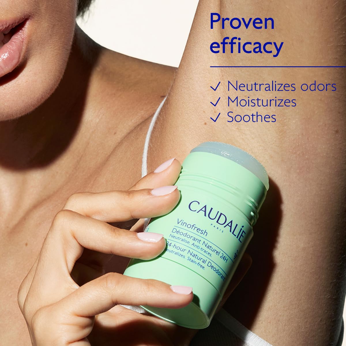 Caudalie Vinofresh 24-Hour Natural Aluminum Free Deodorant Stick - 50g