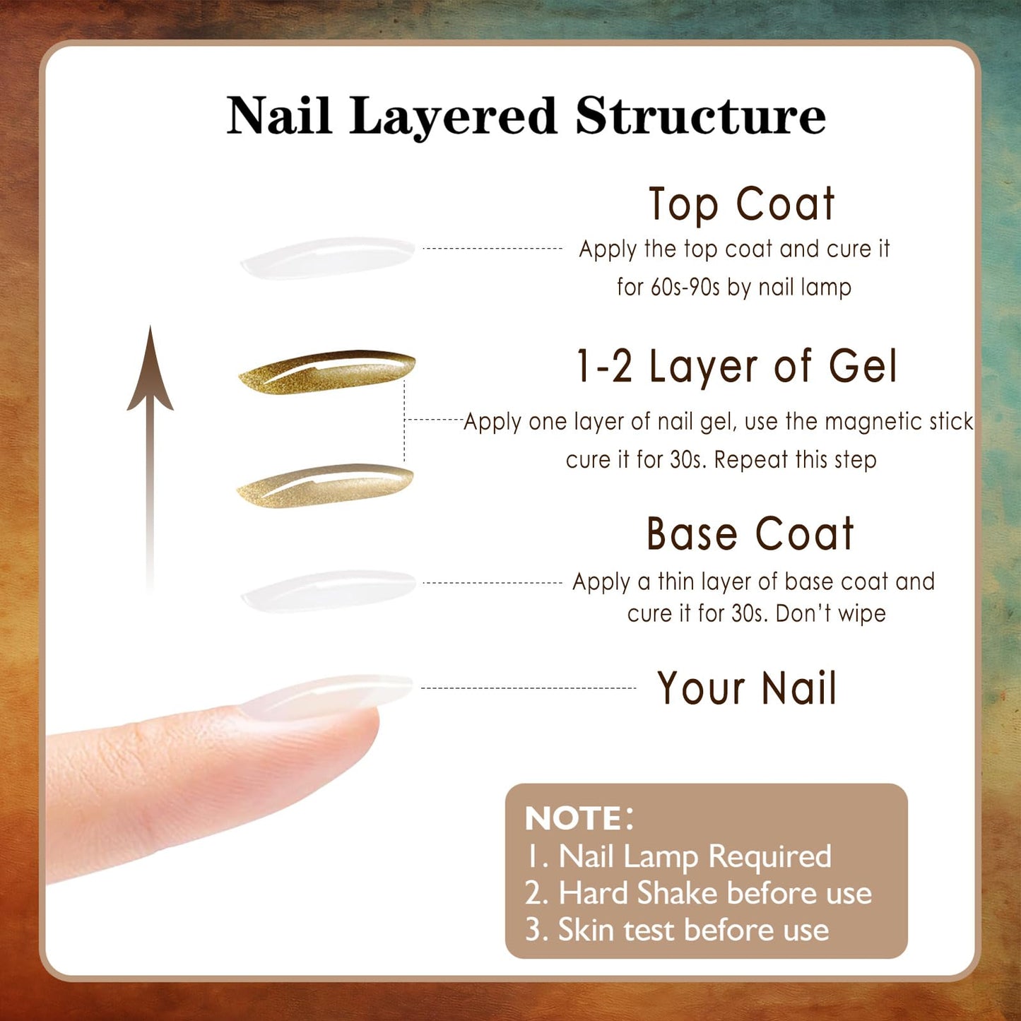 ADHERE Cat Eye Gel Nail Polish Set with Magnet for Holographic Cat Eye,12ML 6 Colors Gel Polish Soak Off UV LED Nail Lamp Nail Art Manicure Salon Valentine's Day Gift for Women ﻿