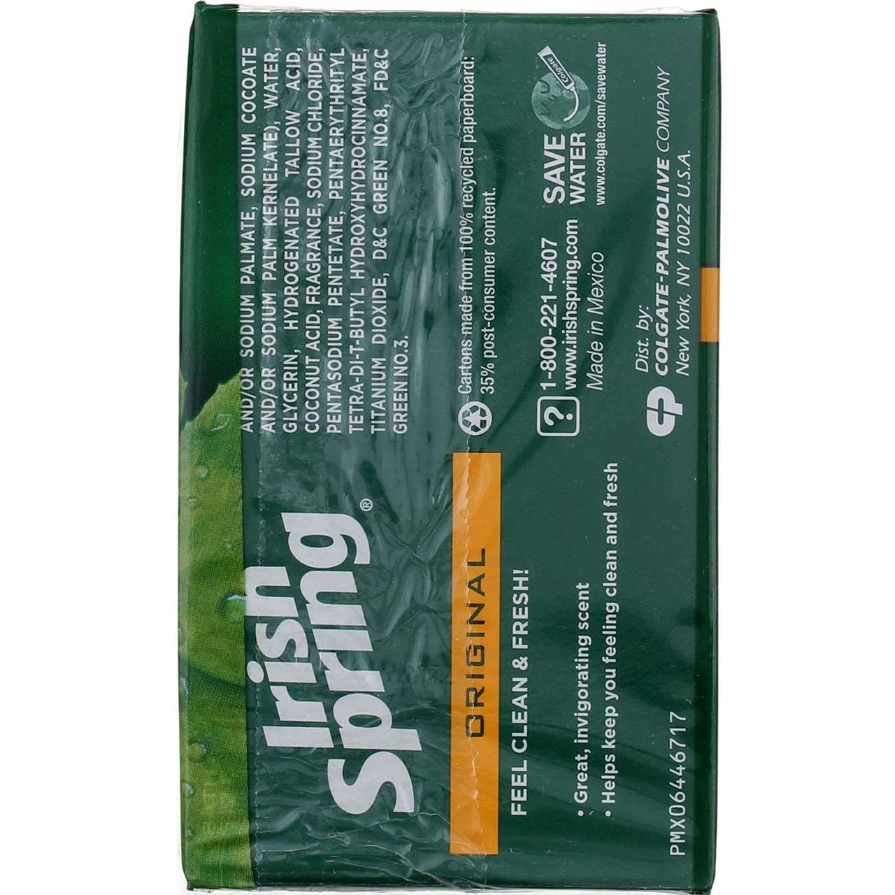 Irish Spring 3.75oz 3PK Original, Case of 36