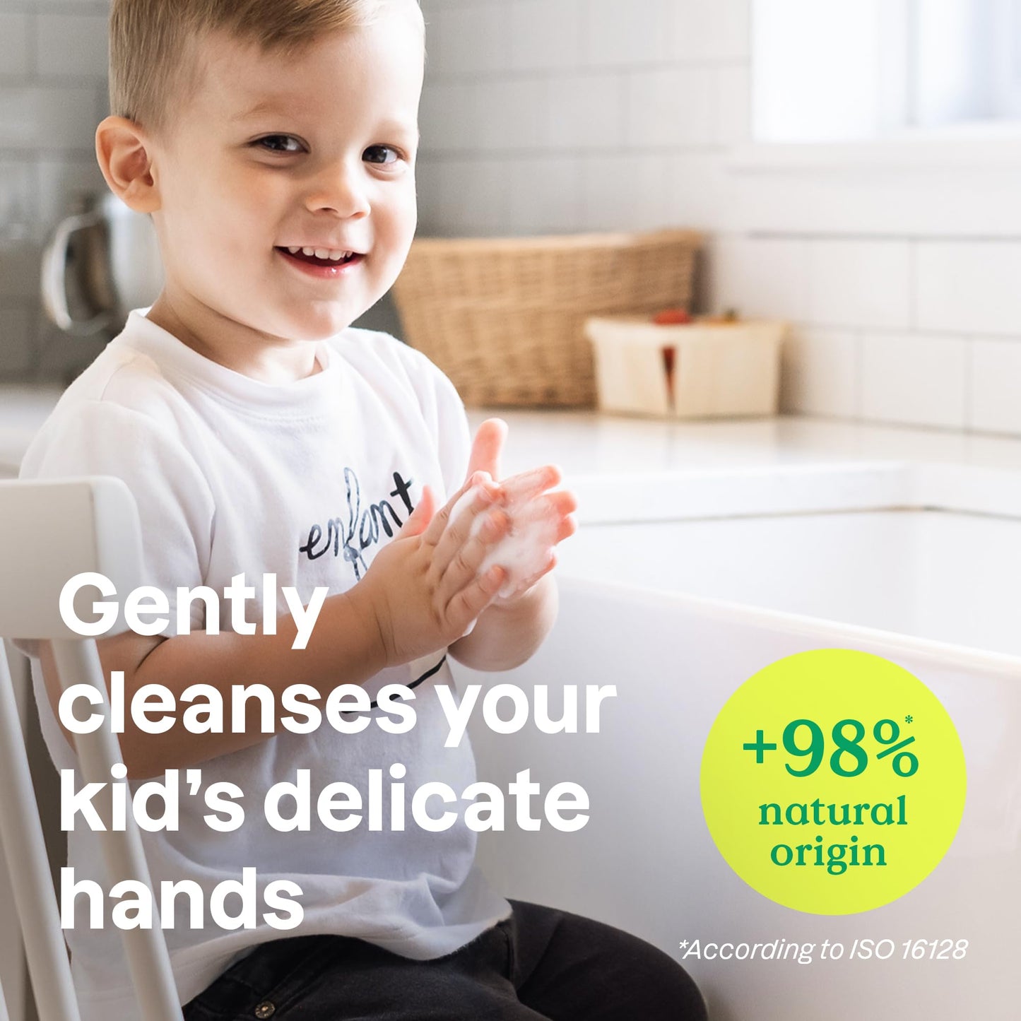 ATTITUDE Foaming Hand Soap for Kids, EWG Verified, Dermatologically Tested, Plant- and Mineral-Based Ingredients, Vegan, Blueberry, 10 Fl Oz (Pack of 3)