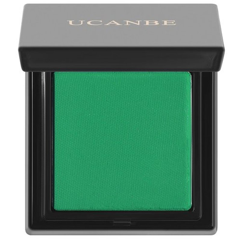 UCANBE Green Single Eyeshadow Palette, Highly Pigmented Matte Eye Shadow Powder, Professional Long-Lasting Waterproof Makeup Palette