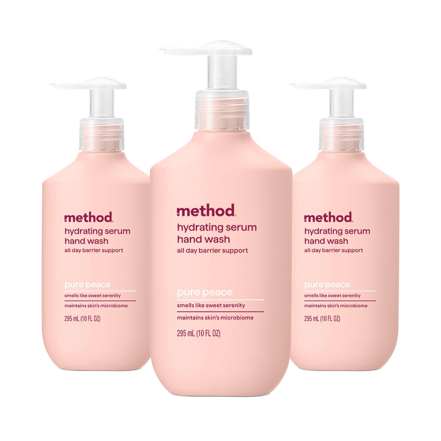 Method Hand Wash, Hydrating Serum, Pure Peace, 10 oz (Pack of 3)