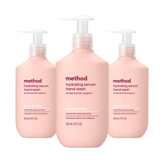 Method Hand Wash, Hydrating Serum, Pure Peace, 10 oz (Pack of 3)
