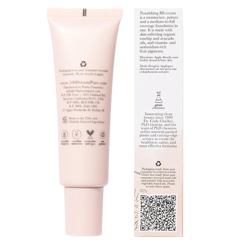 BB Cream for Radiant Skin - Full Face Coverage & Glow | Shimmery Youth Tan with Warm Golden Undertone - 1 Fl Oz