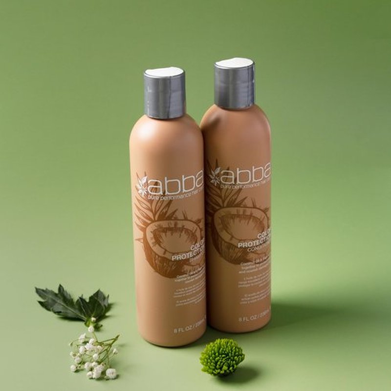 ABBA Color Protection Conditioner, Coconut Oil & Sage, 8 Fl Oz (Pack of 1)