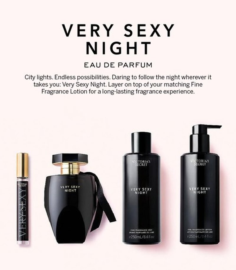 Victoria's Secret Fragrance Lotion, Very Sexy Night Fine Fragrance 8.4oz.