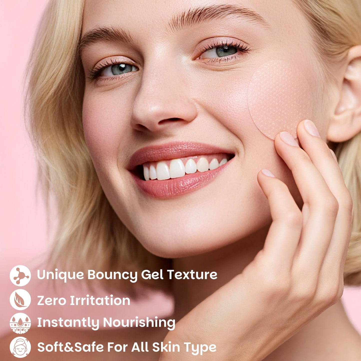 Kestper Collagen Gel Toner Pad for Face - Skin Firming,Improvin Elasticity,Pore Minimizer,Soothing Hydration, Gentle Exfoliating Face Pads,60 Pads