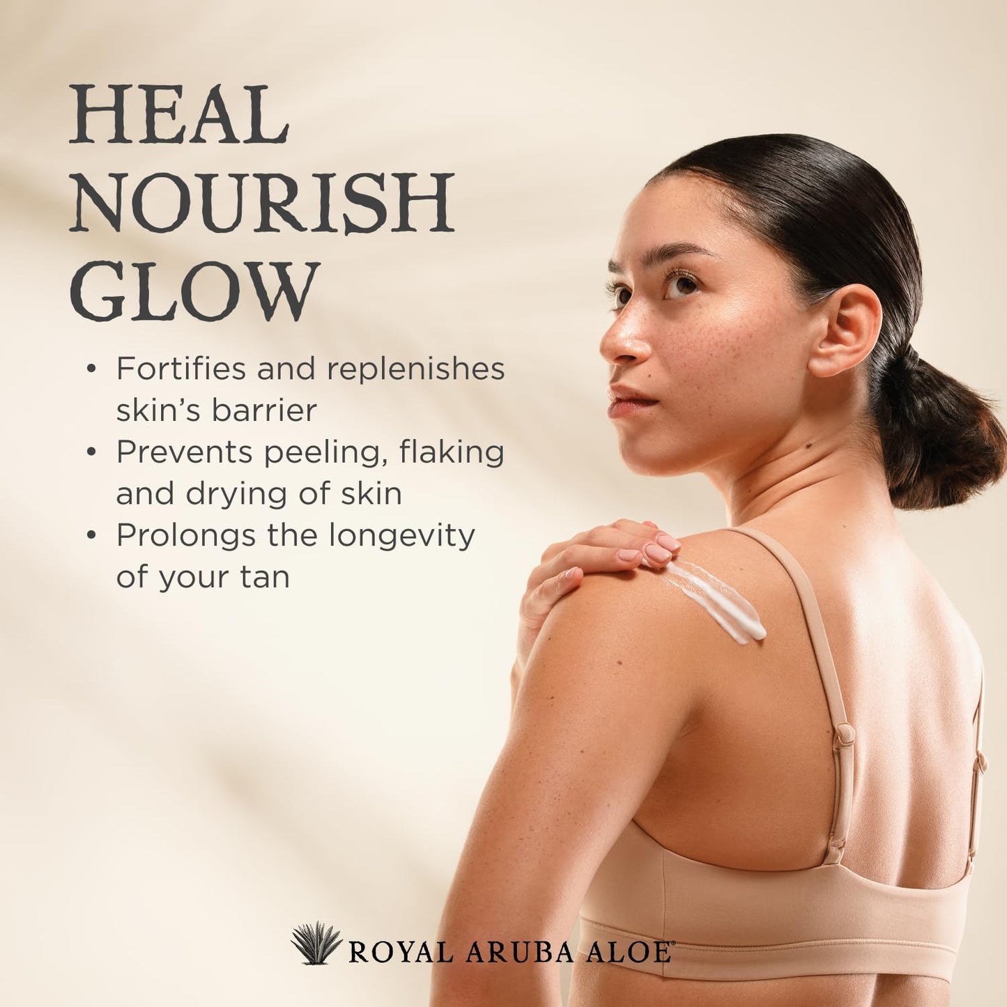 Aruba Aloe After-Sun Skin Repair Lotion - Hydrating and Soothing - Enriched with Aloe Vera - 4.2 oz Bottle