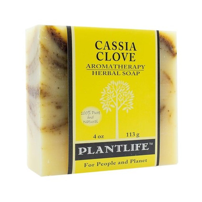 Plantlife Cassia Clove 6-pack Bar Soap - Moisturizing and Soothing Soap for Your Skin - Hand Crafted Using Plant-Based Ingredients - Made in California 4oz Bar