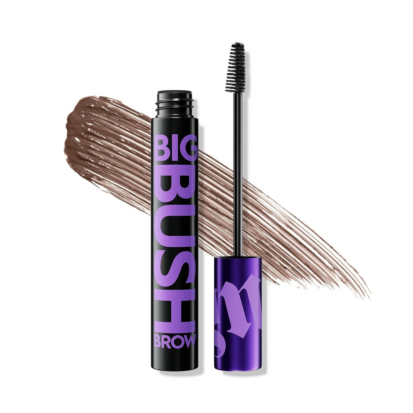 Urban Decay Big Bush Volumizing Tinted Eyebrow Gel, Waterproof, Smudge-Resistant, Flake-Resistant, Buildable Brow Gel Fibers, Long-lasting, Up to 24 HR Hold, Nourishing Castor Oil, Vegan - 0.19 fl oz