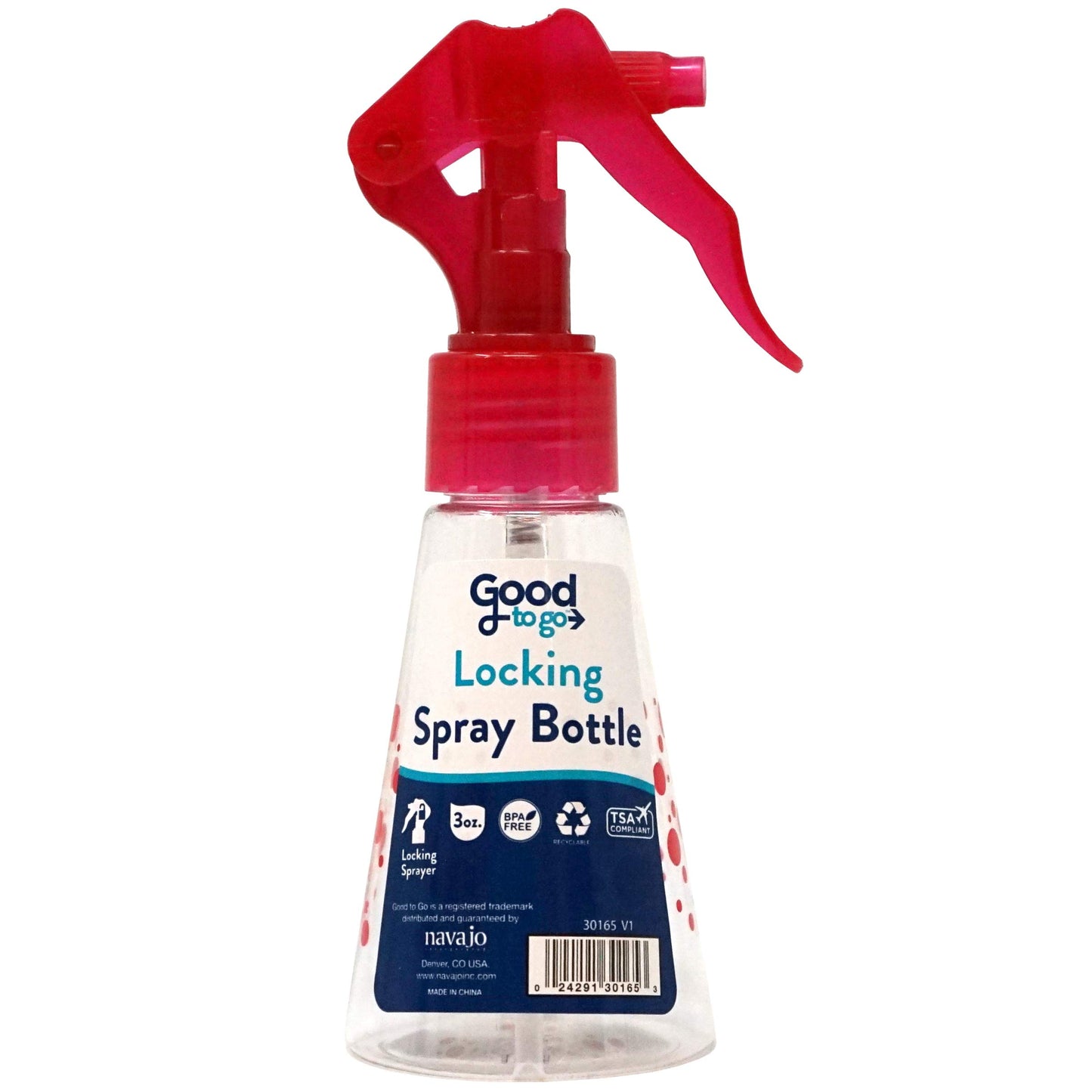 Handy Solutions Good To Go Locking Spray Bottle, 3 Ounce (Pack of 4)