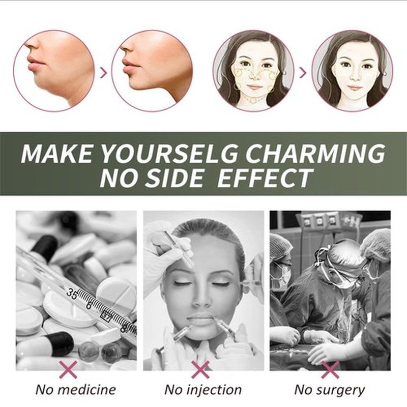 Habodd Chin Strap for Sleeping Face Lift Reusable V Line Mask Chin Strap for Double Chin Facial Shaping Belt Jawline Shaper Face Tightener Jaw Exerciser Face Lifting Anti Sagging Green