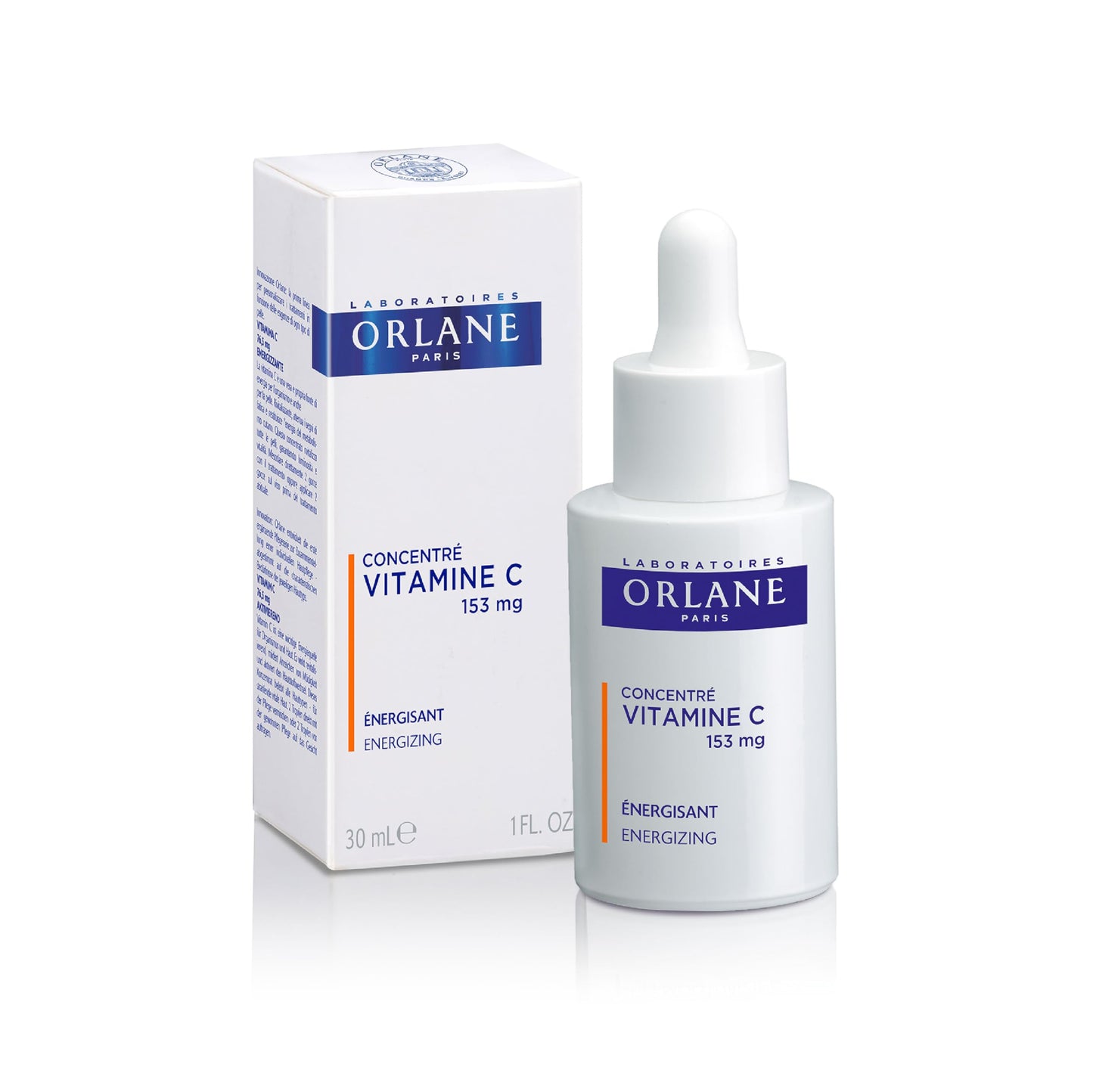 Orlane – Vitamin C Supradose Booster 15 ml, Concentrated Radiance & Energy Treatment, Stabilized Vitamin C, Antioxidant Protection, Revives Tired Skin, Improves Tone & Glow, Lightweight Fluid Texture