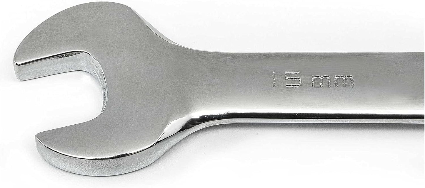 Combination Ratcheting Wrench Set - 25-Piece SAE & Metric Tool Kit for Mechanics