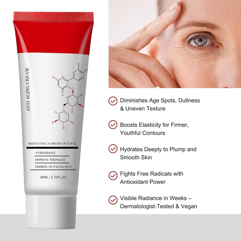 Skincare All-in-One Anti-Aging Cream - Facial Moisturizer for Fine Lines & Dark Circles | 2.7 fl. oz