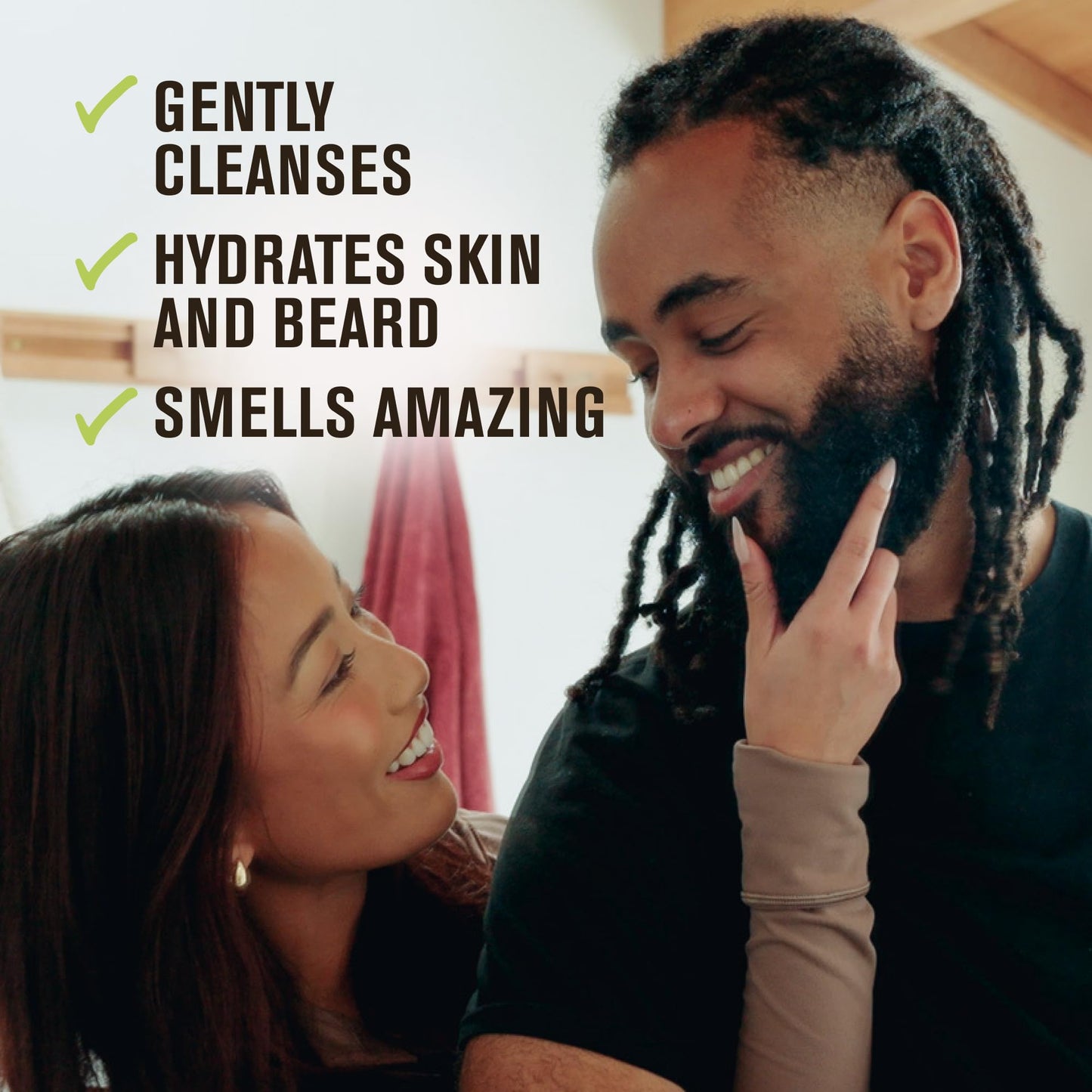 Every Man Jack Beard + Face Wash - Sea Salt Scent - Gently cleanse skin and soften beard - Made with Glycerin and Aloe - 6.7 fl. oz (2 Pack)