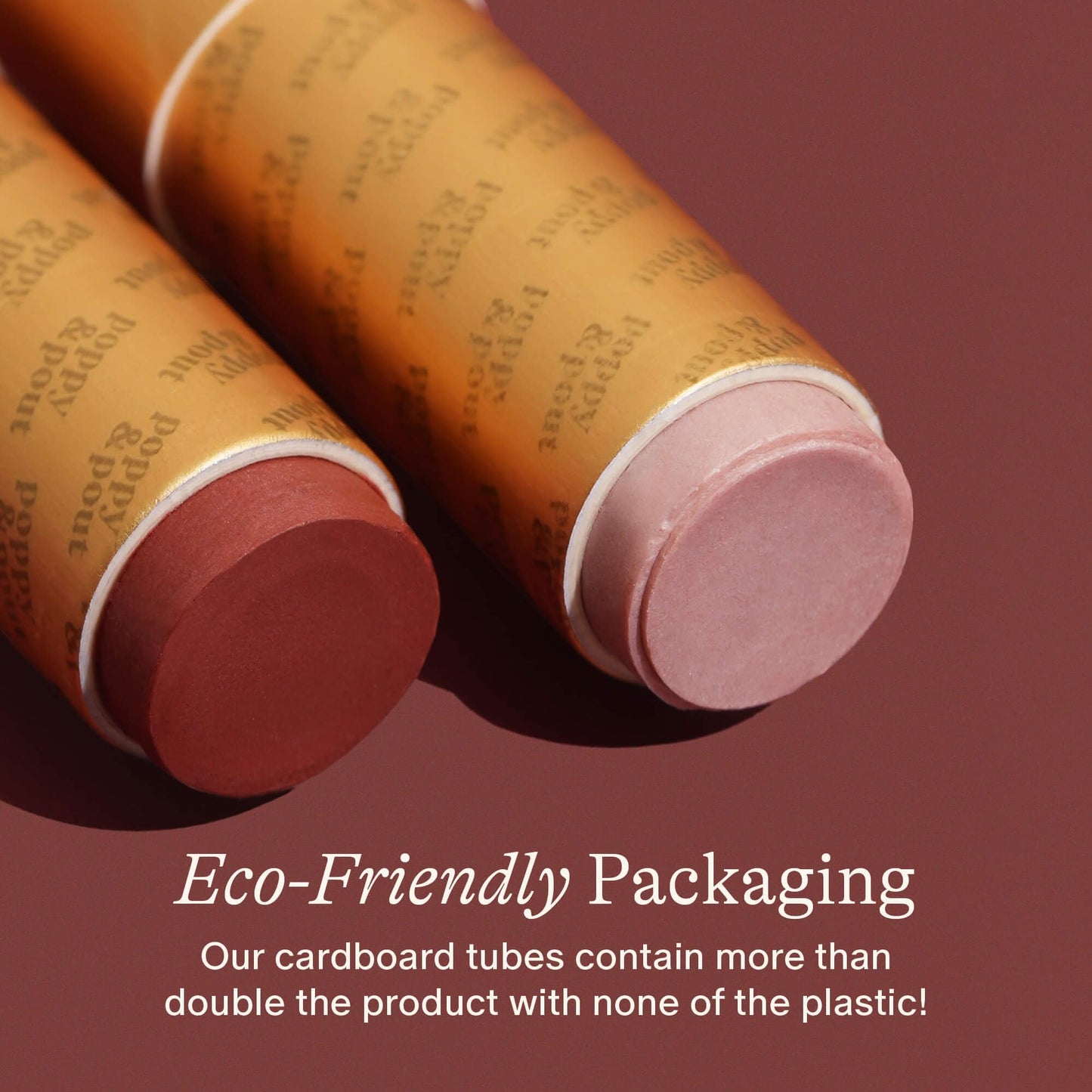 Poppy & Pout All Natural Lip Tints, Sustainable Cardboard Tubes, Hand-filled, Beeswax, Vitamin E, Coconut Oil, Cruelty Free (10pk Premium Gift Set)