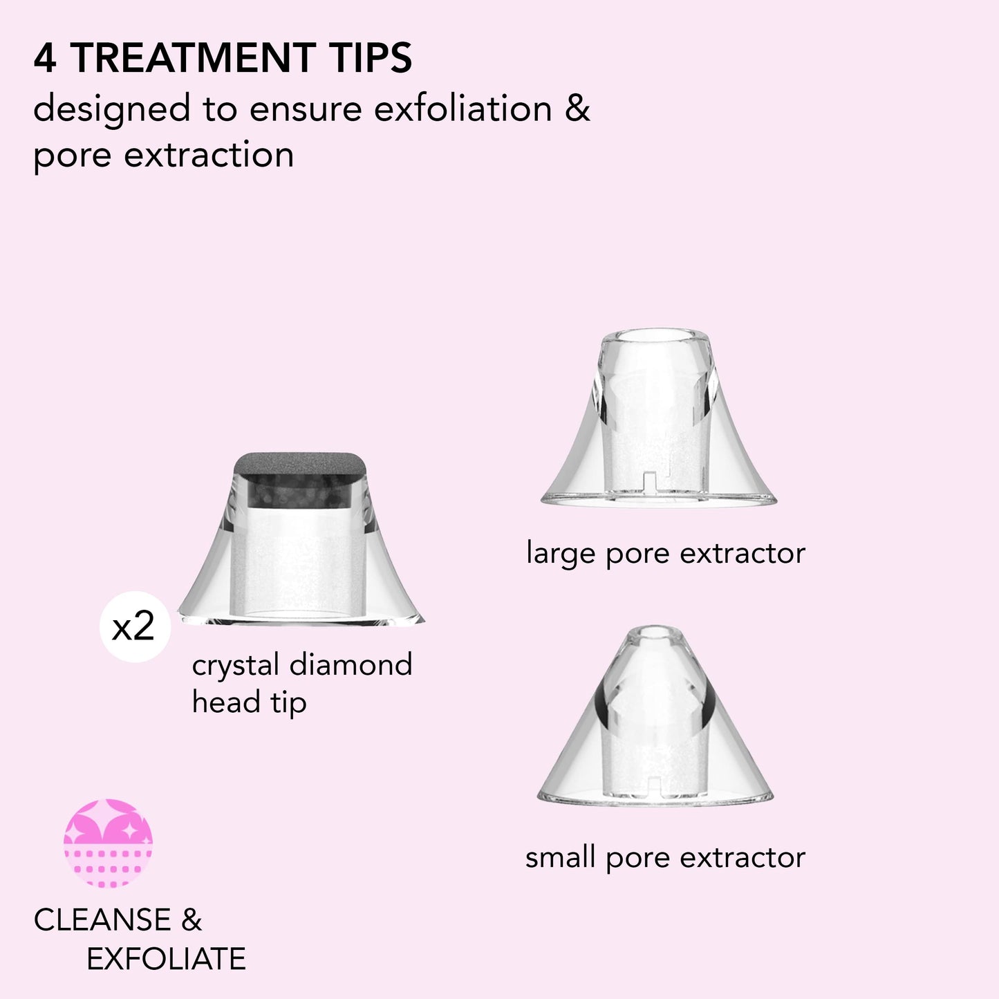 skn by conair Microdermabrasion Facial Tool, Pore Vacuum, Remove Dead Skin Cells and Dirt from Clogged Pores