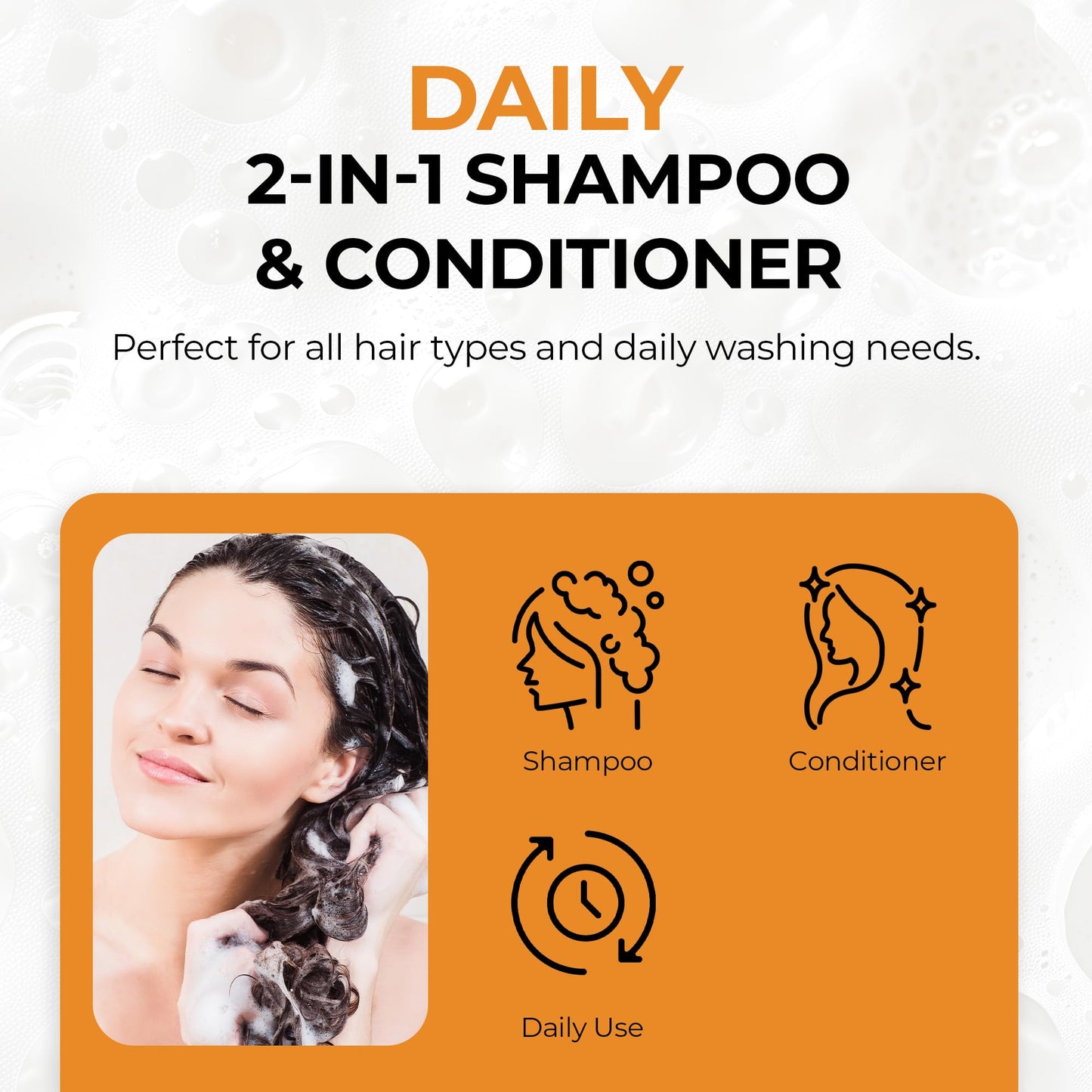 RA COSMETICS Batana Oil 2-in-1 Strengthening Shampoo & Conditioner – Promotes Hair Growth, Reduces Hair Thinning, Hydrates & Repairs Dry, Damaged Hair – Sulfate & Paraben-Free Natural Hair Care - 8oz