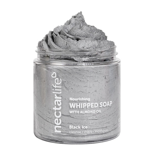 Nectar Life Whipped Soap and Shave Butter, 5 oz (Black Ice)