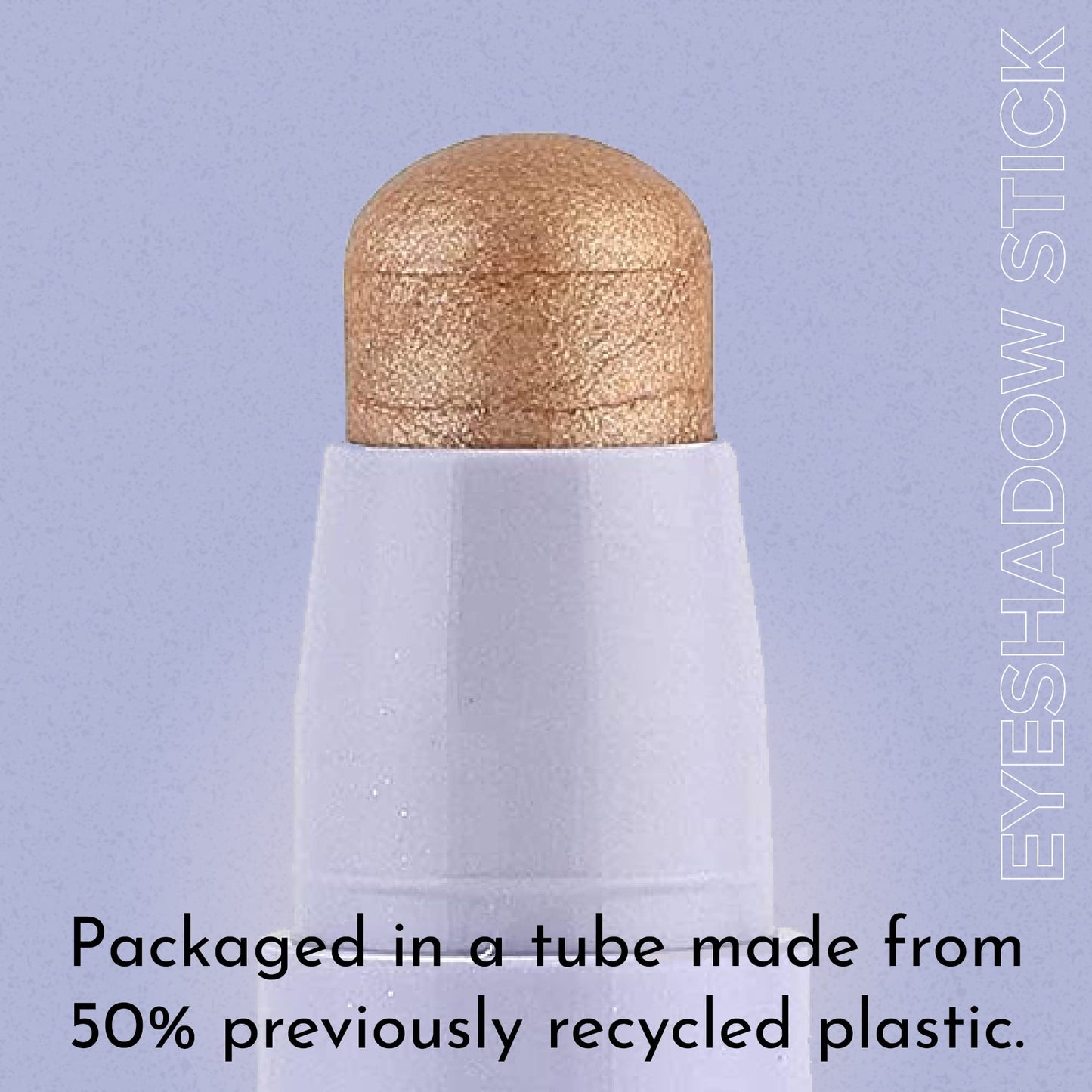 Clover Plush Pigment Cream Eyeshadow Stick | Creamy Texture, Long Lasting Eye Makeup, Less Smudge, Shimmery Eyeshadow | Cruelty-Free & Vegan Eye Makeup | Shade - Sandstone