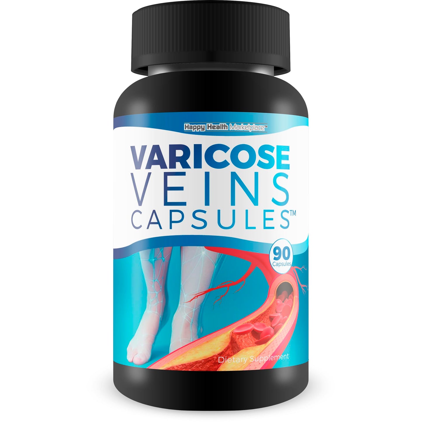 Varicose Veins Capsules - Our Best Natural Varicose Veins Treatment - Varicose Vein Supplement Anti Varicose Veins Women - Herbal Varicose Veins Treatment for Legs - Herbal Remedies for Varicose Veins