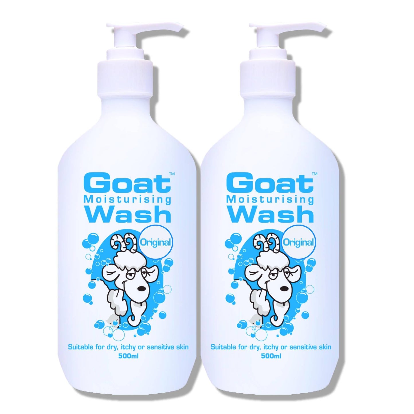 Goat Soap Moisturizing Body Wash Duo Pack Original