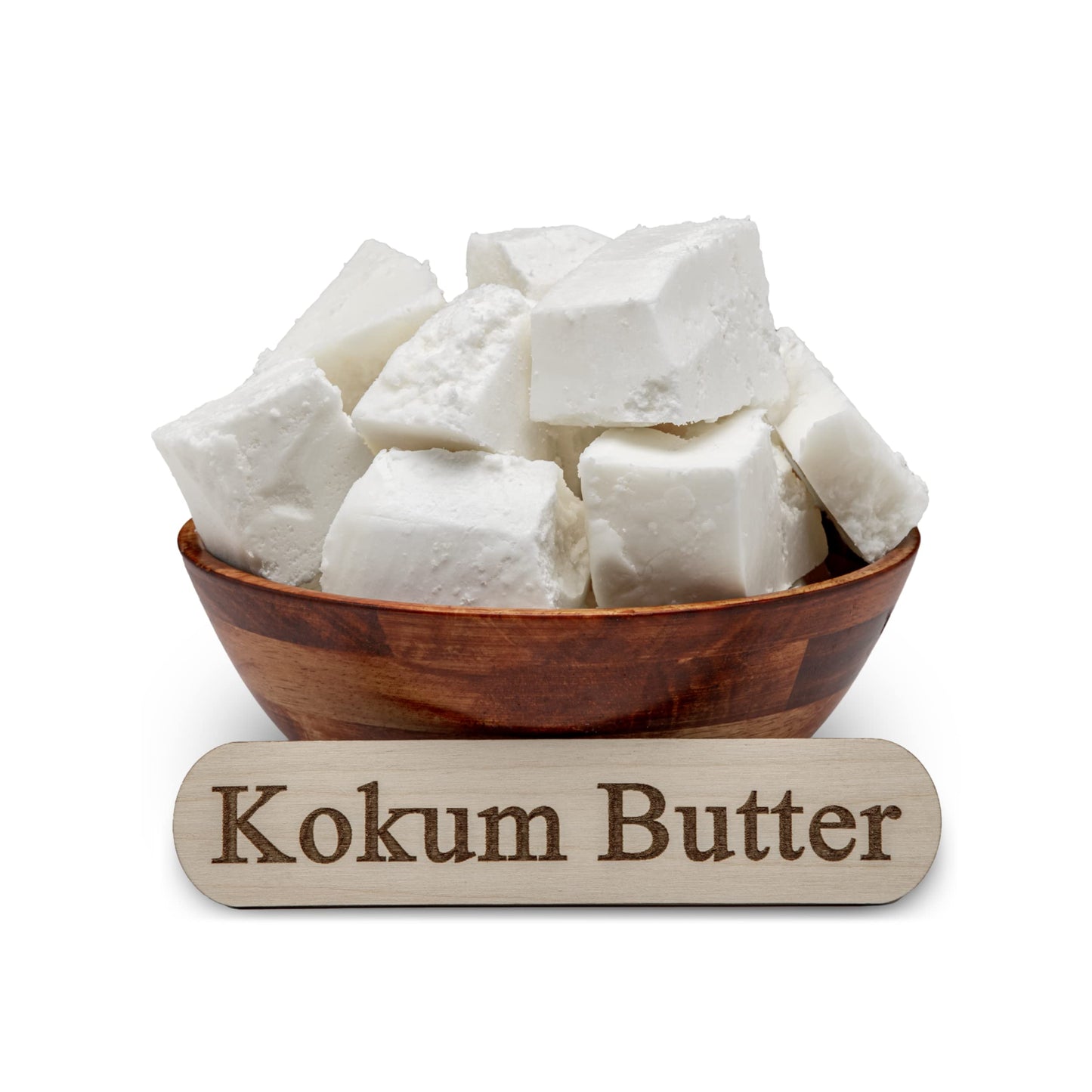 Plant Guru Raw Kokum Butter 3 lbs. Bulk 100% Pure Natural - Great for Skin, Body and Hair Moisturizer, DIY Creams, Balms, Lotions and Soap Making.