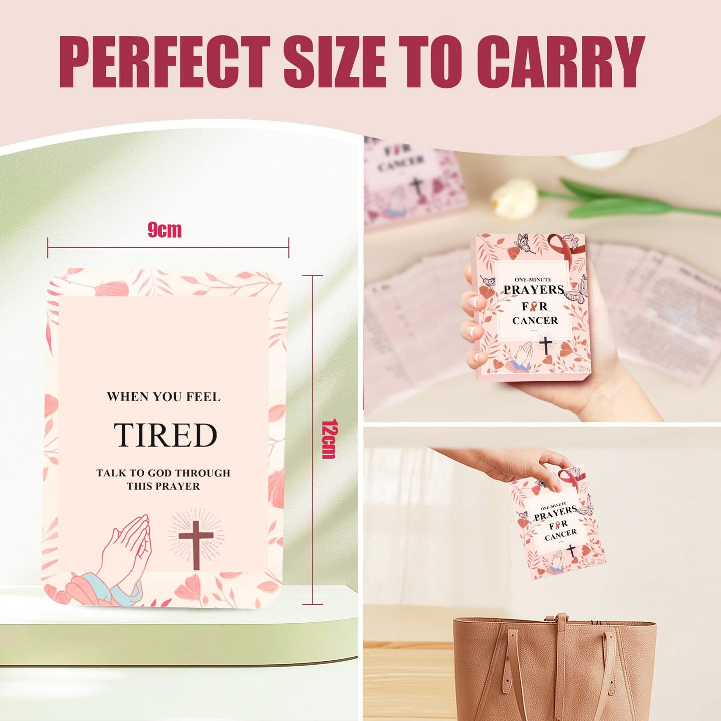Breast Cancer gifts for women, 72 Prayers for Cancer Patients female, Cancer comfort, Cancer Patients Must Have,Chemo/Healing Gifts for Cancer, Things Bring to Chemo