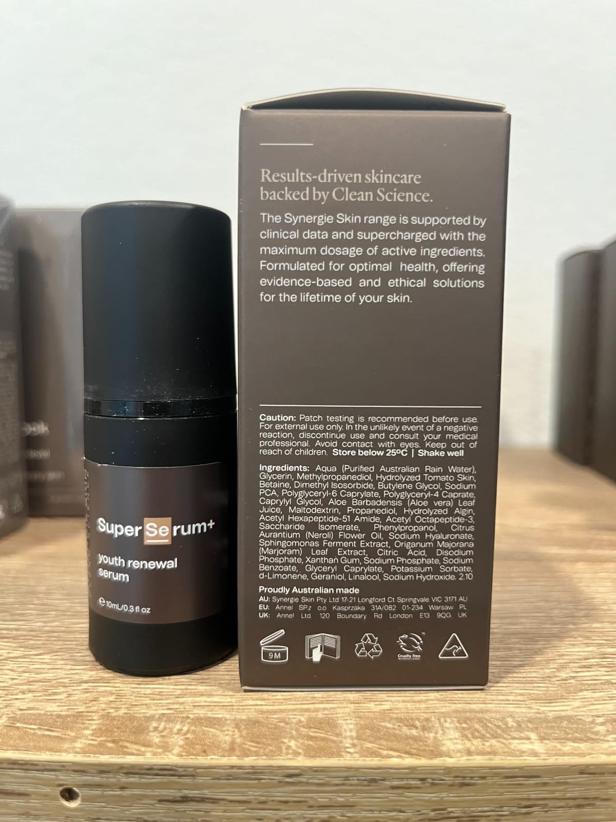 Synergie Skin Ultimate Anti-Ageing Kit, Reduces Wrinkles and Fine Lines, Vitamin B, Travel Skincare, Skin Brightening, Foaming Cleanser, Face and Eye Serum