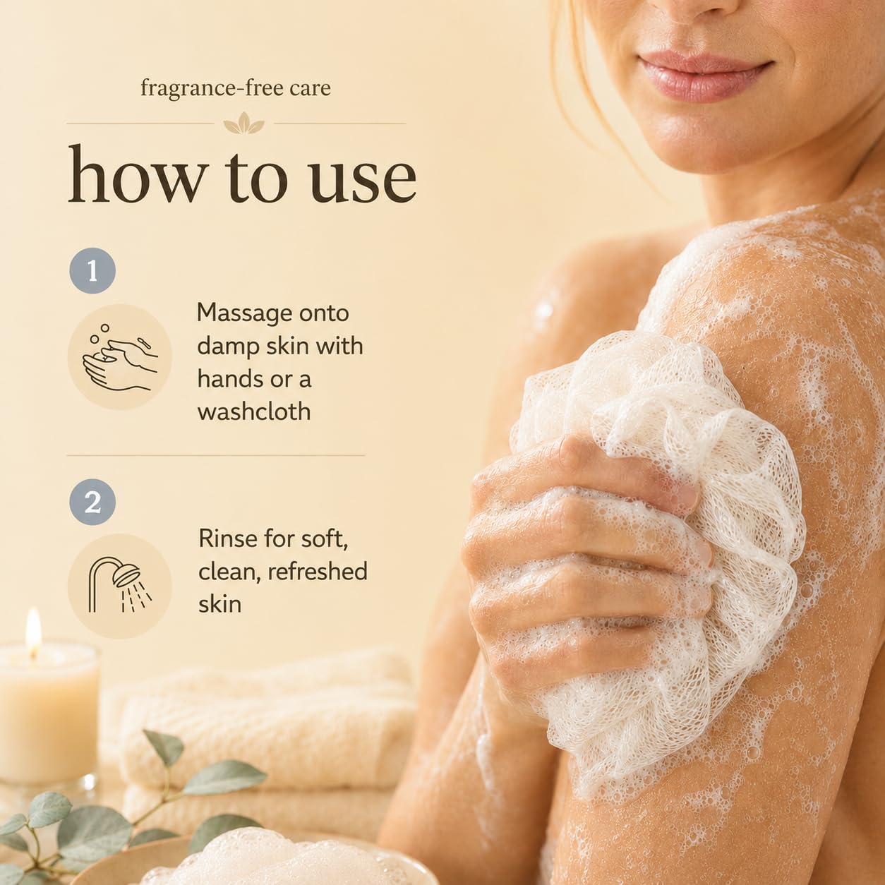 Ginger Lily Farms 1 gal Nourishing Body Wash, Fragrance-Free