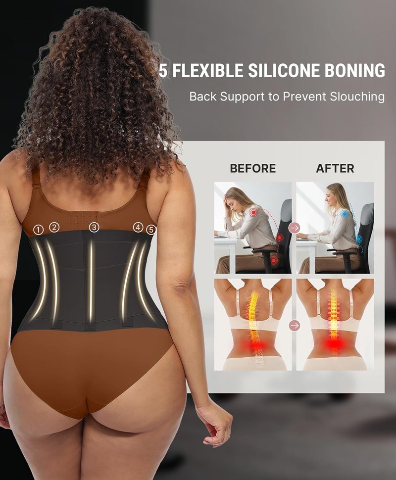 Waist Trainer Belt - Tummy Control Body Shaper for Men & Women | Adjustable Ab Cincher