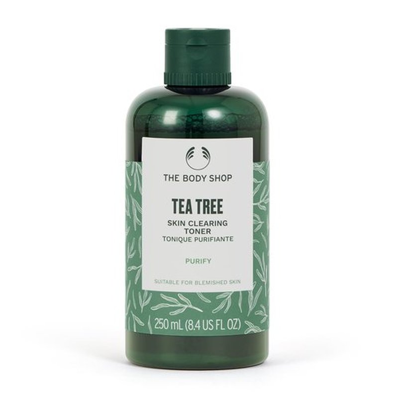 The Body Shop Tea Tree Skin Clearing Mattifying Toner – Purifying Vegan Facial Toner For Oily, Blemished Skin – 8.4 oz
