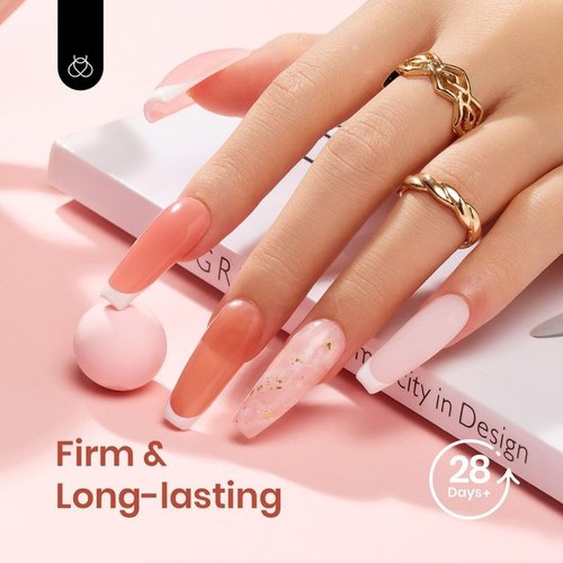 Beetles Dip Powder Nail Kit,6 Color Nude Pink Brown Dip Nails Powder Starter Kit All Season Nail Dip Powder Kit No Need Nail Lamp DIY Salon at Home New Year Gift for Women