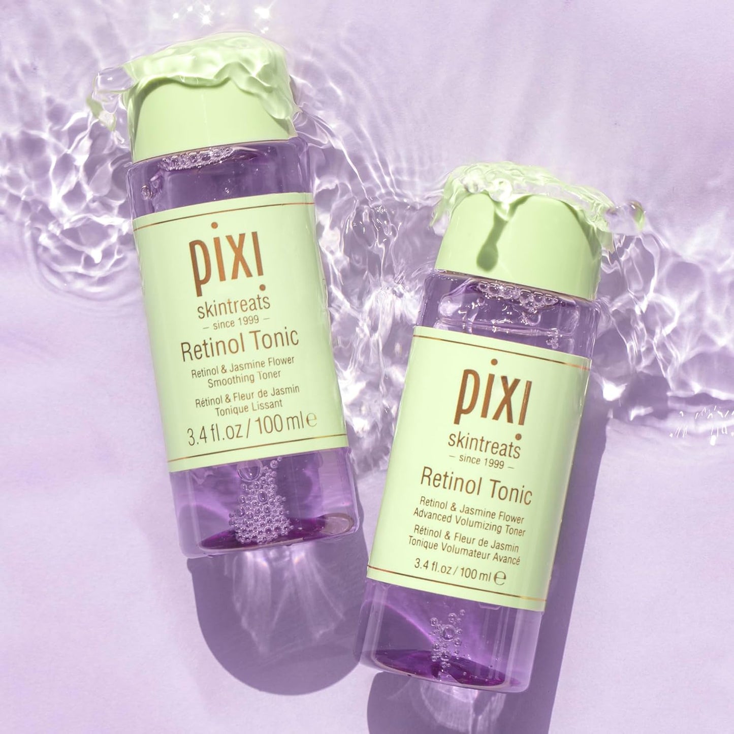 Pixi Retinol Tonic, Smoothing & Firming Facial Toner, Enhanced with Peptides to Boost Collagen Production, Alcohol-Free Daily Rejuvenating Toner, 250 ml / 8.5 fl oz