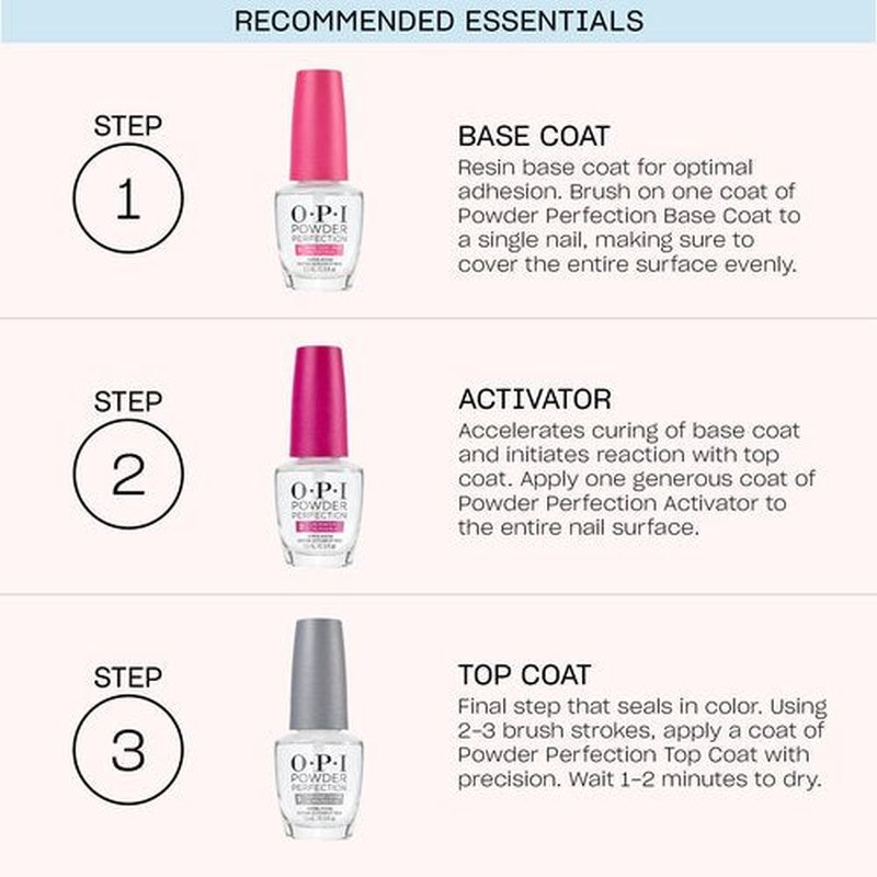 OPI Powder Perfection Tickle My France-y | Opaque Soft Pink Crème Nail Dipping Powder | Acrylic Alternative