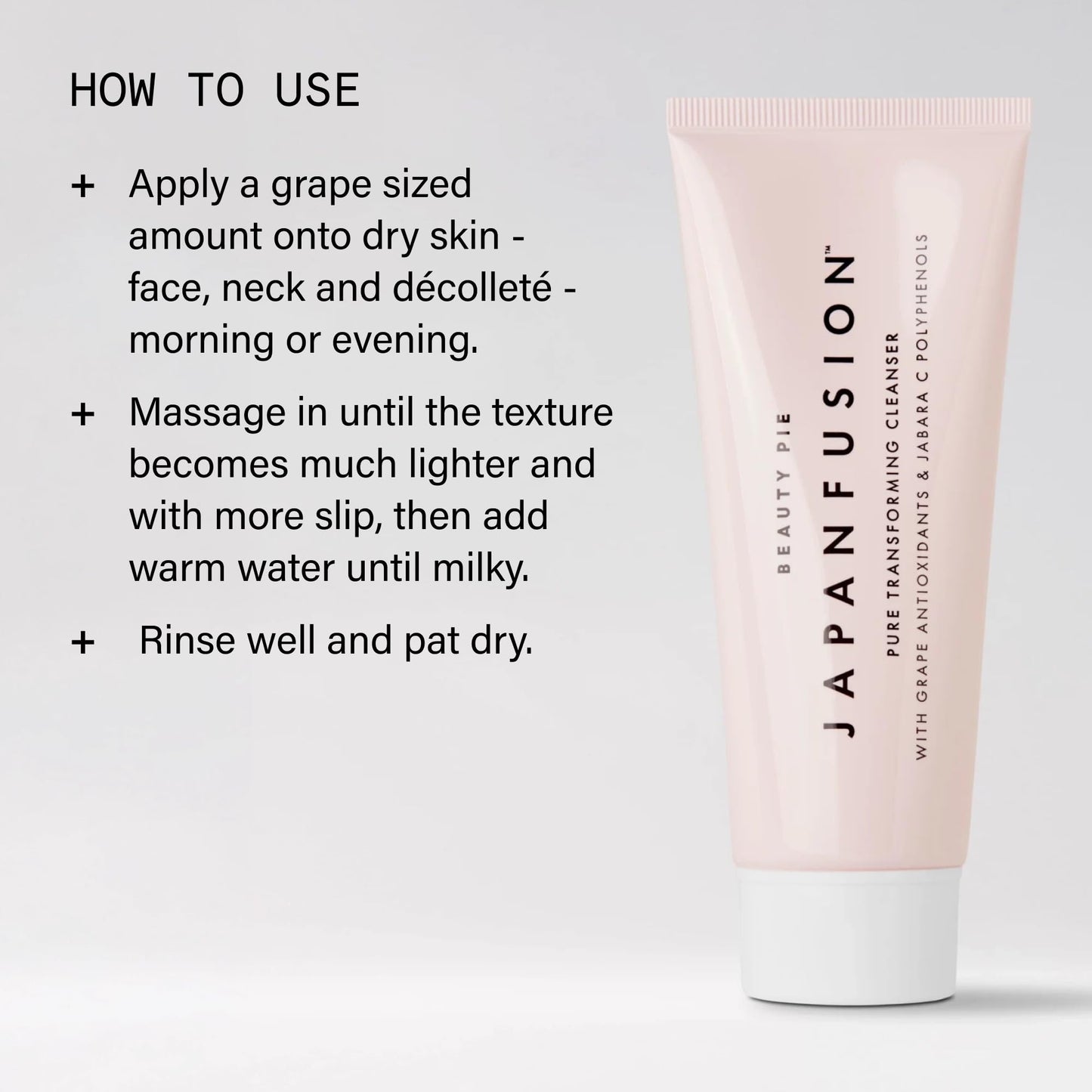 Beauty Pie Japanfusion Transforming Cleanser | Face Wash | Facial Cleanser