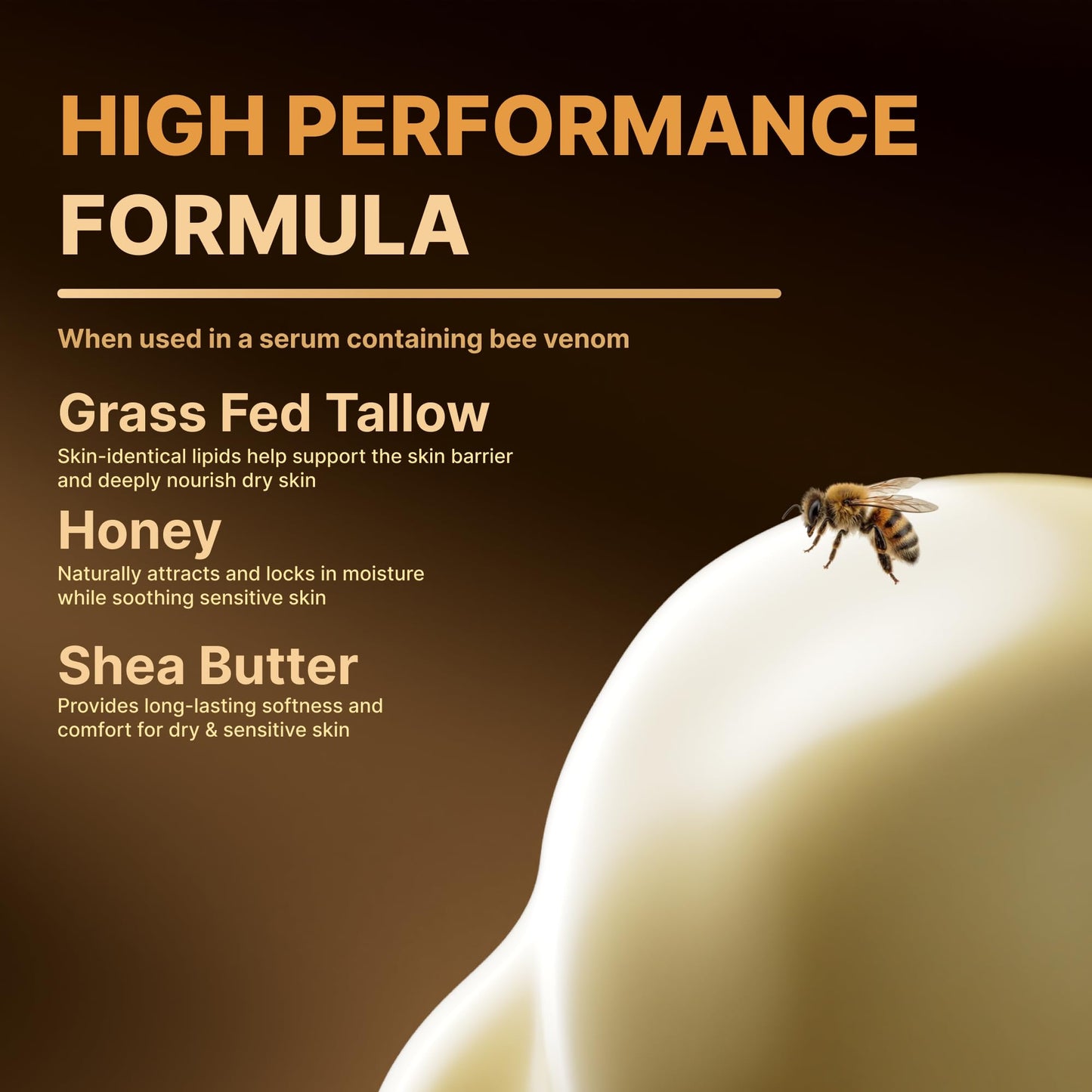 The Ceel Grass-Fed Beef Tallow Honey Cream for Face & Body - Deep Moisturizing Skin Cream with Honey & Shea Butter - Hydrating Balm for Dry & Sensitive Skin - Lightweight Daily Moisturizer, 1.7 fl.oz.