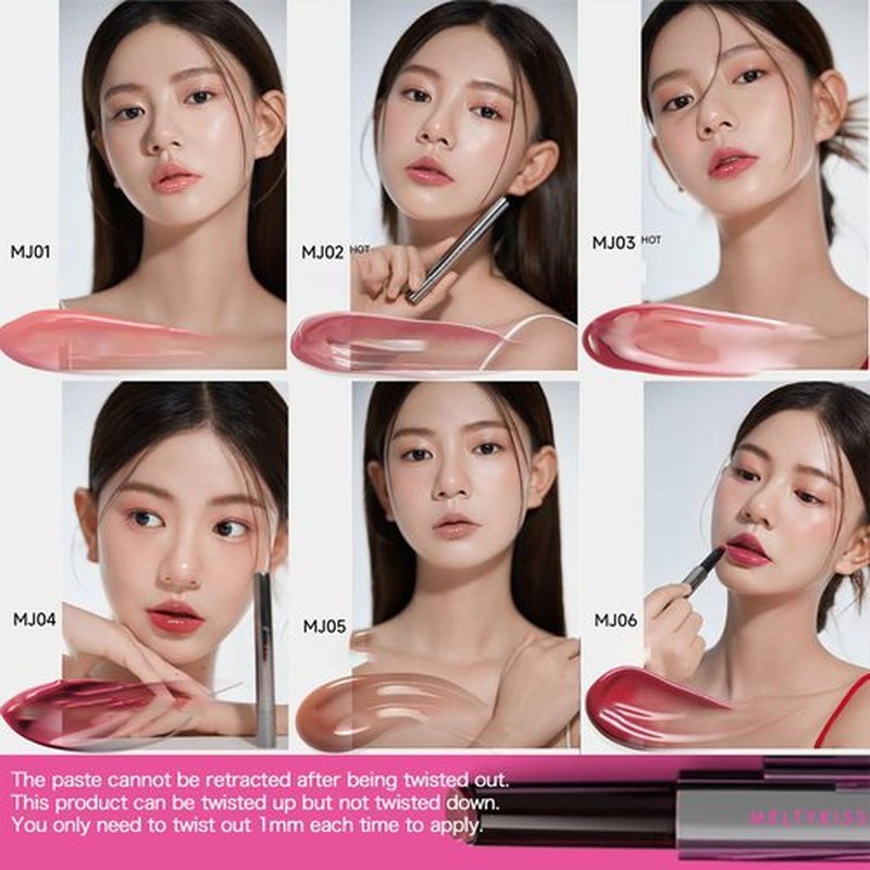 Aztk Meltykiss Jelly Gloss Lipstick, Aztk Jelly Gloss Lipstick, Aztk Moisturizing Melty Kiss Lip Jelly,Jelly Lip Gloss, Long Lasting Waterproof Non-Fading Lipstick Lip Gloss (104)