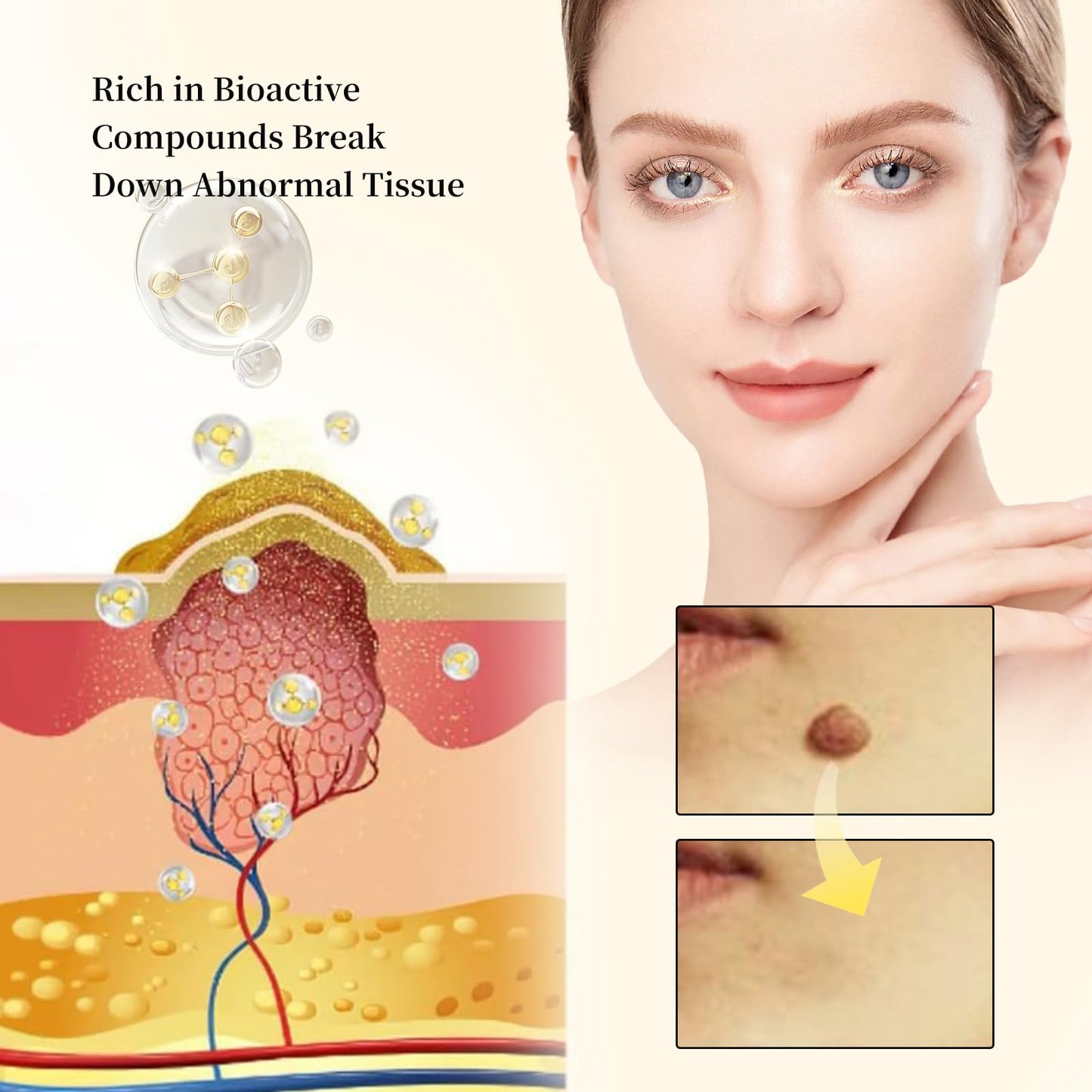 Bee Venom Repair Cream,Bee Venom Moisturizing and Nourishing Cream,Professional Bee Venom Repair Cream,Bee Venom Treatment Cream for All Parts of The Body,Suitable for All Skin Types of Men and Women