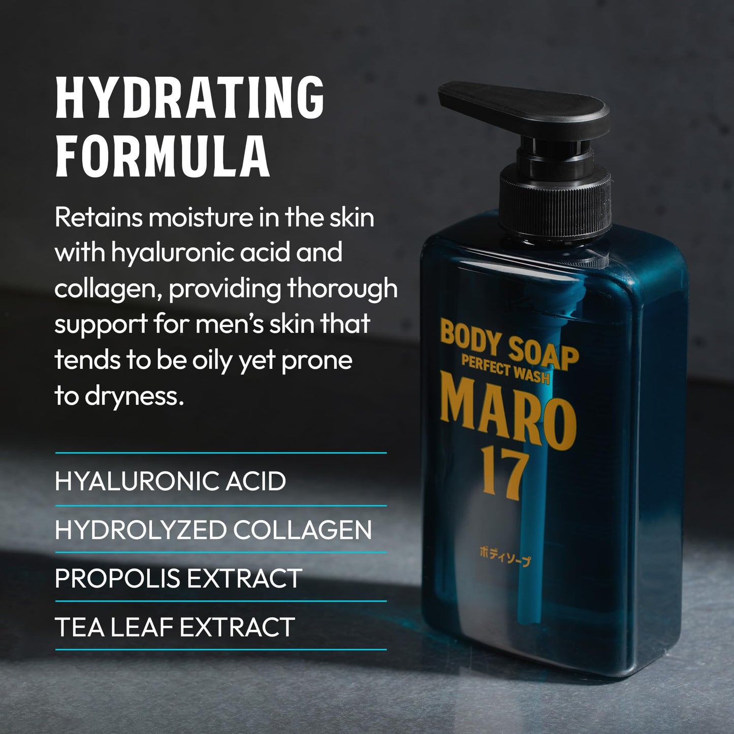 MARO17 Collagen Starter Set (Collagen Shampoo Perfect Wash, Conditioner, & Body Soap) - Soap, Shampoo and Conditioner Set for Healthy Scalp & Youthful Skin - Cruelty-Free Hair Care for All Hair Types