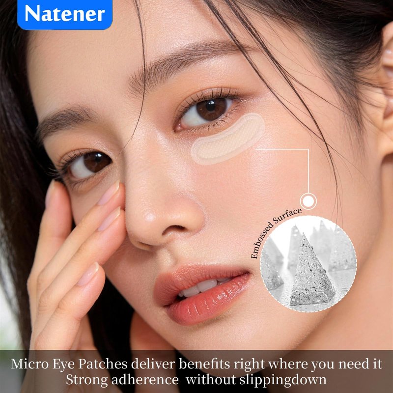 4 pairs PDRN & ECTOIN Micro Eye Patches, Under Eye Patches for Puffy eyes, Dark Circles & Wrinkle | Hyaluronic Acid, Kojic Acid, Collagen, Peptides, Vitamin C, Niacinamide - Korean Popular Eye Care