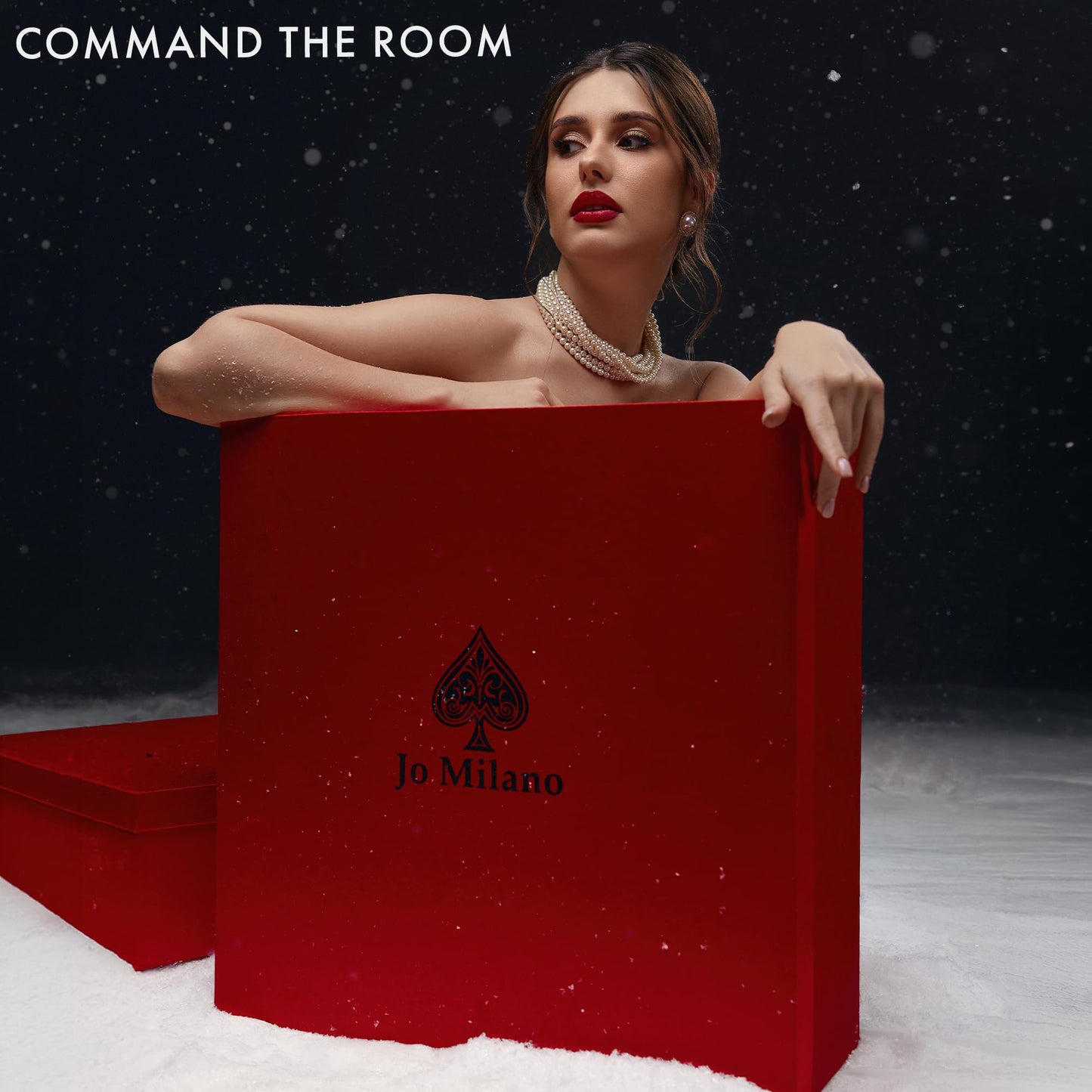 Jo Milano Game of Spades Rouge Parfum Spray | 3.4 oz (100ml) | Oud Wood, Sugar, Warm, Spicy, Orange, Saffron Scent | Long Lasting Fragrance for Men and Women (Unisex)