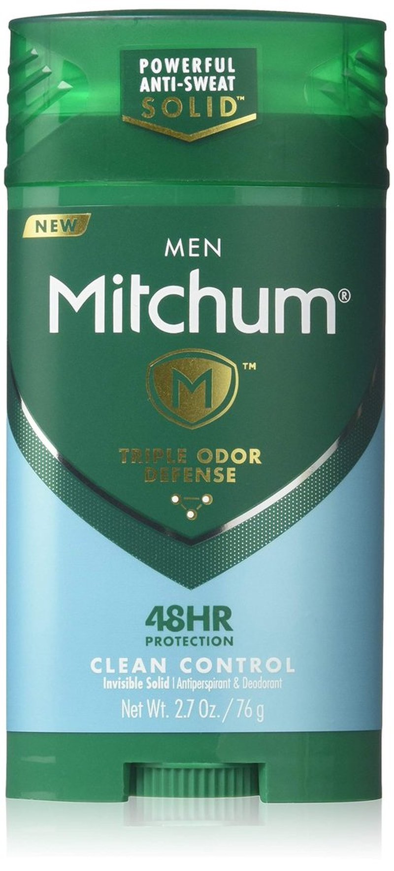 Mitchum Men Triple Odor Defense Anti-Perspirant & Deodorant â€“ Clean Control â€“ 2.7 Oz.,Pack of 3)